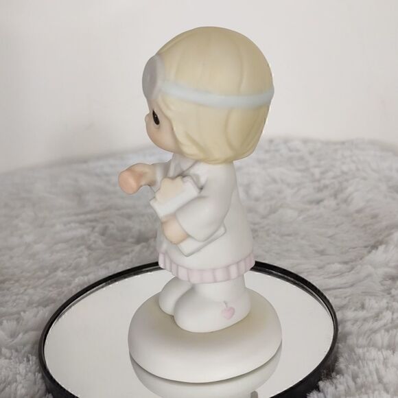Vtg. 1997 Precious Moments "Loving is Caring" Porcelain Figurine - Picture 3 of 6